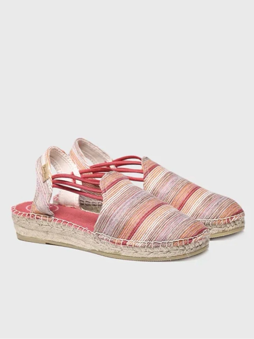 Toni Pons Noa-Hv Espadrilles Elastic Straps Brick Size 39 US 8